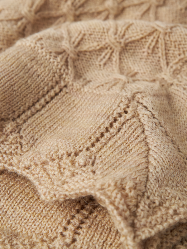 NBNWRUNI WOOL KNIT BLANKET