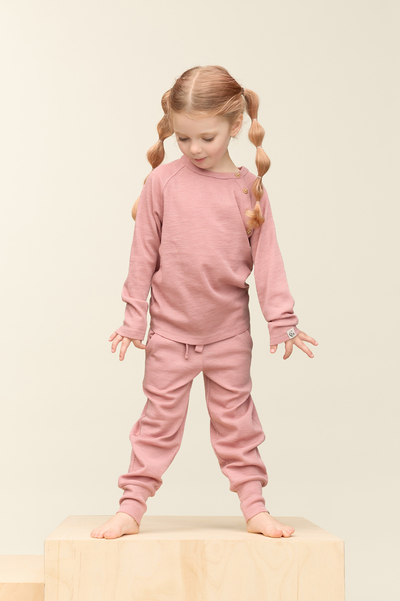 Gullkorn Villvette Ull Bukse LillaRosa - Gullkorn Design