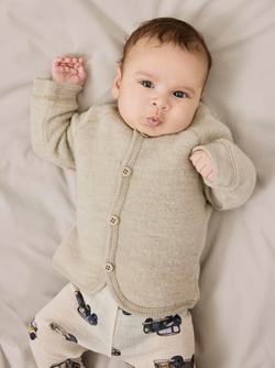 NBFWMINO WOOL BRU LS CARDIGAN