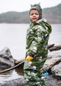 Kattnakken Vinterregndress vêret - nb! Vi får ikkje tak i fleire dressar!  Mørk Skog - Kattnakken