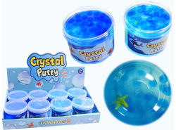 OCEAN CRYSTAL PUTTY M/PERLER - 170 GR - 1 boks blå putty - Småvarer