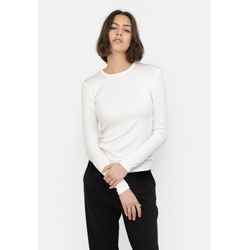 Fenja O-neck Top SNOW WHITE - Soft Rebels