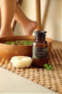 Fotbad - Peppermynte 640g ikke relevant - Stone Soap Spa