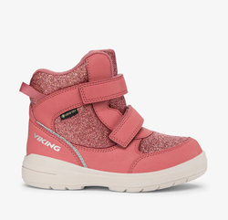 VIKING FUN GLITTER WARM GTX 2V KIDS PINK VELCRO Rosa med glitter - Viking