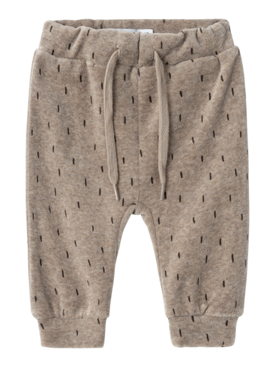 NBNNALWIN VELOUR PANT Weathered teak - Name It