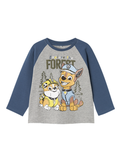 NMMSENTE PAWPATROL LS NREG TOP  GREY MELANGE - Name It