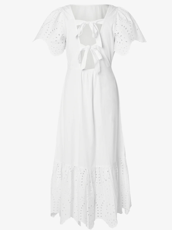 SLFKELLI Ankle broderi kjole