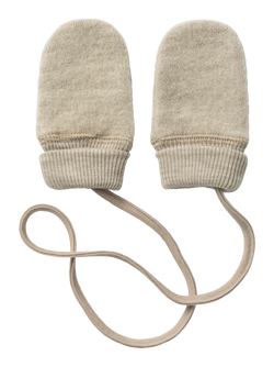 NBFWMINO WOOL BRU MITTENS WO/THUMB