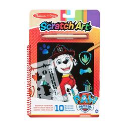 Scratch Art Pad Paw Patrol Marshall Scratch art pas paw patrol  - Melissa & Doug