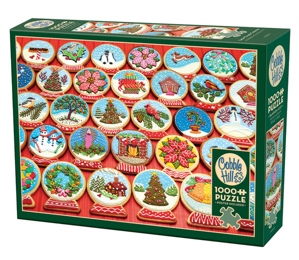 Cobble Hill Puslespill 1000 Snow Globe Cookies 