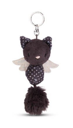 Keyholder Guardian Angel Cats black & white polka dot NICI GREEN Svart - Leiker