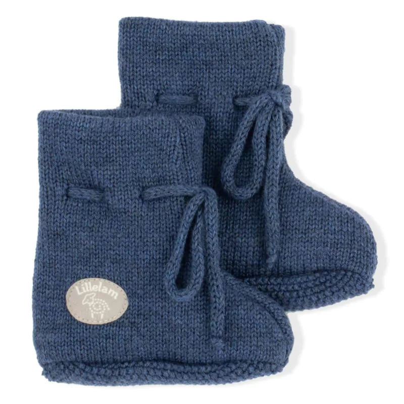 Lillelam babytøfler classic, Blå