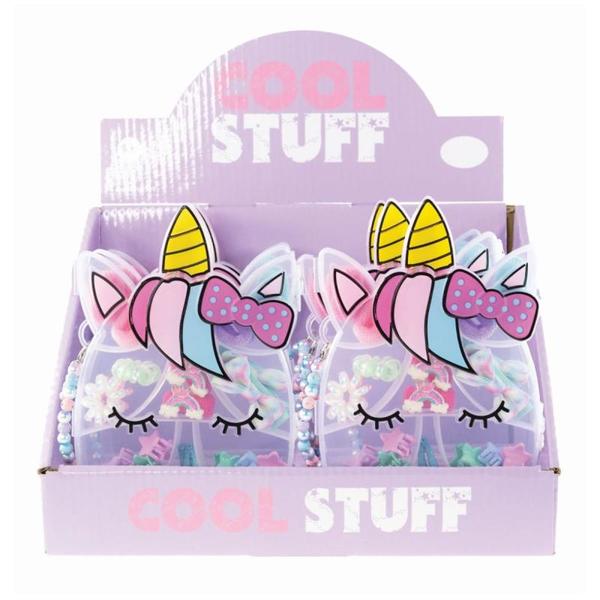 GAVEBOKS M/HÅRPYNT UNICORN TINKA COOL STUFF