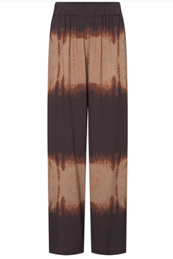 Depeche KiaDE Loose Pants Brown Printed - Depeche