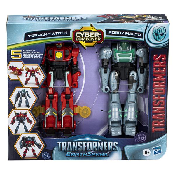 Transformers Earthspark Cyber Combiner (Terran Twitch & Robby Malto)