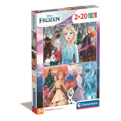 Clementoni 2 in 1 Puzzle Disney Frozen 2 2x20 frozen - Clementoni