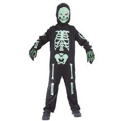 Kostyme Skeleton Medium 120-130 cm M - 120-130 - Halloween