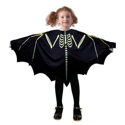 Kostyme Poncho Bat Kid Medium 120-130 cm M - 120-130  - Halloween