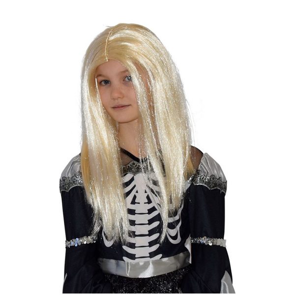 Parykk til barn - Hvit