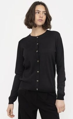 Marla Cardigan Black - Soft Rebels