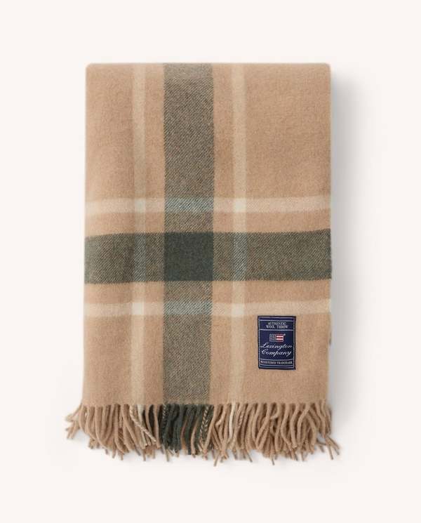 Rutete Ullpledd 130x170cm