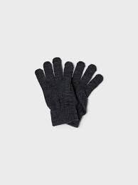 NKMWHOLLA WOOL GLOVES Blue Graphite - Name It