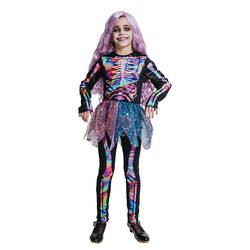 COSTUME SHIMMER SKELETON 146-152 shimmer skeleton - Karneval