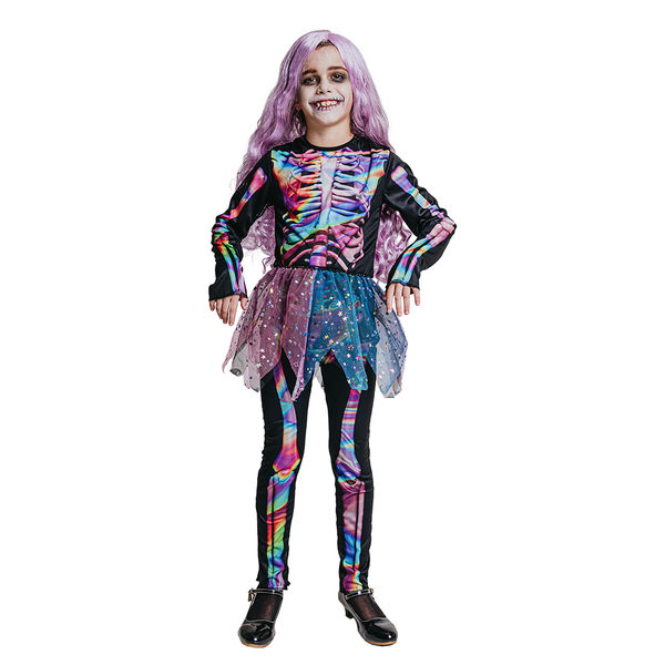 COSTUME SHIMMER SKELETON 146-152