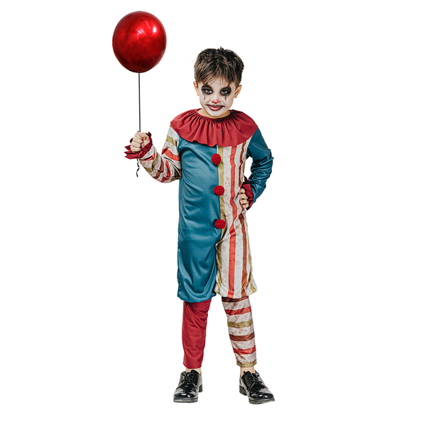 COSTUME VINTAGE CLOWN BOY 158-164