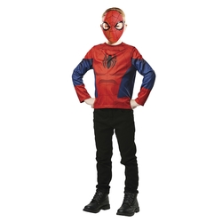 Spideman kostyme onesize 4-7år Spiderman - Halloween