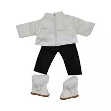  LITTLE ME -  DUKKEKLÆR, BOBLEJAKKE, BUKSE & SKO