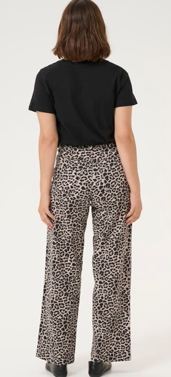 Leonora HW denim jeans Leopard - Kaffe Clothing