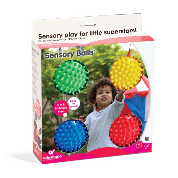 Edushape The Original Sensory Balls, See-Me 4"