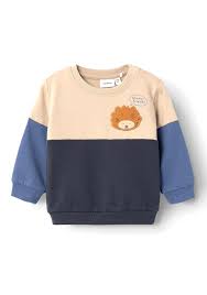 NBMRINOS LS SWEAT  Bijou Blue - Name It