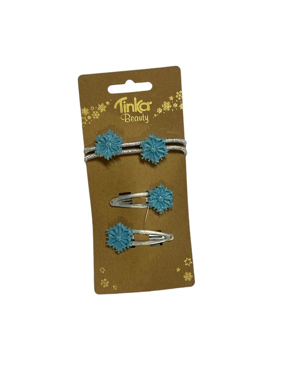 HÅRCLIPS/HÅRSTRIKK SNØKRYSTALL TINKA BEAUTY JUL