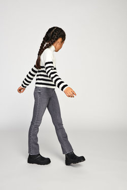 KOGBLUSH MID FLARED DENIM Medium Grey Denim - Kids Only 