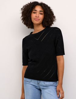 kelly knit pullover  black - Kaffe Clothing