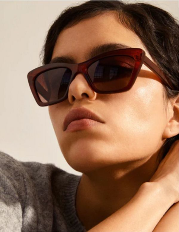 Dakota kantet katteøyne solbriller