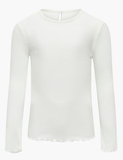 Evig rib top Off White  - Only