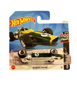 Hot Wheels 1:64  '67 Lotus Type 49 8/10 Race Day Mørk grøn - Hot Wheels