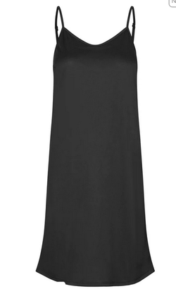 Slip Dress Svart - A-view