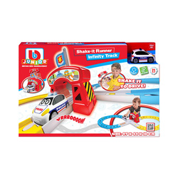 BB Junior Emergency Team Shake Shake Runner Infinity Track politibil/brannbil - BB Junior