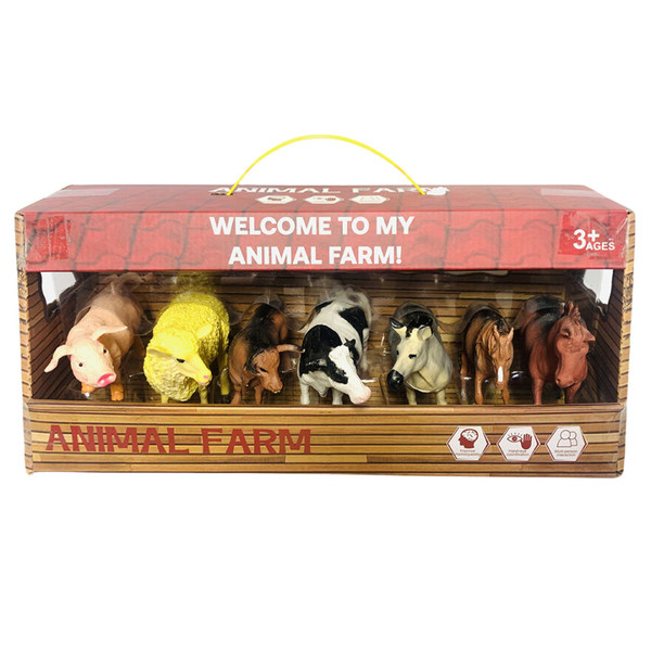 Gårdsdyr Sett 7 stk.