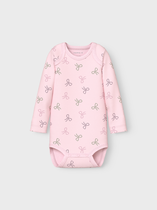 NBFBODY 3P LS BARELY PINK BOW 