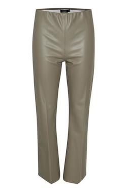 SLKaylee PU kickflare Pants  brun - Soaked in Luxury