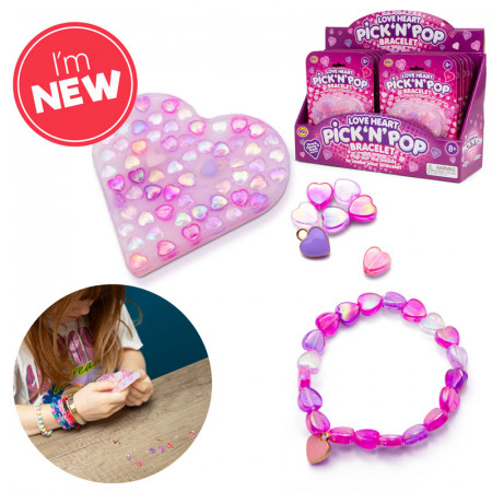 Pick & Pop Bracelets - Love Heart
