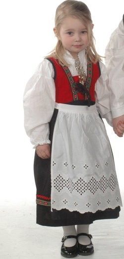 Veslemøy festdrakt Rosenberg