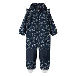 NMFALFA08 SOFTSHELL SUIT FRILL AOP  Dark Sapphire WANG - Name It