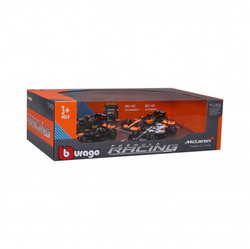 Burago 1:43 F1 Mclaren F1 Lando Norris Hightlights 4pk Set McLaren - Burago