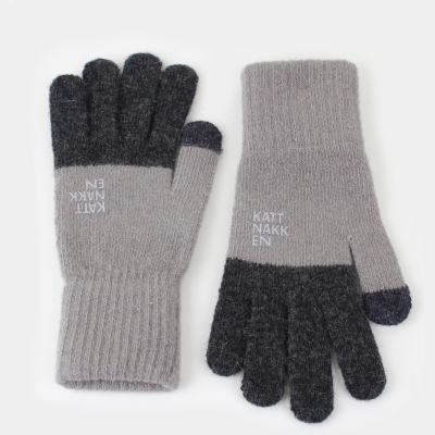 Magiske ullhanskar  L-XL gråmelert